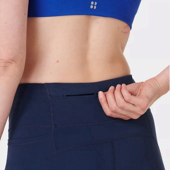 Sweaty Betty 6 Inch Power Bike Shorts Size XS Navy Blue - Picture 4 of 12